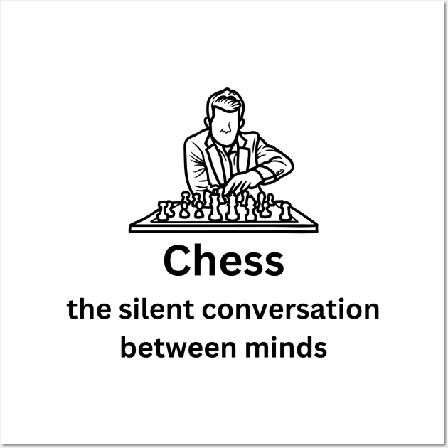 Chess: The Silent Conversation Between Minds Wall Art by PrintDrapes